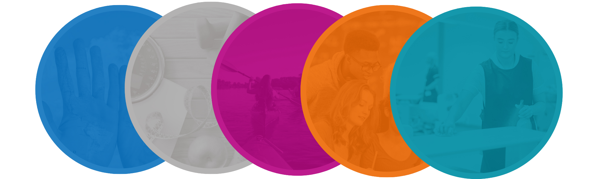 Learning Core Coloured Overlapping circles